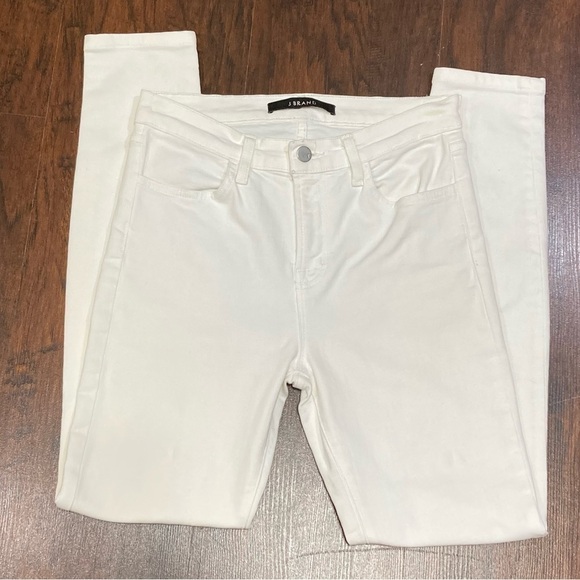 J Brand Denim - J BRAND “Maria” High Rise Skinny Jeans in White